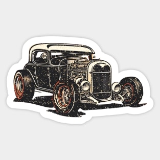 Vintage Hot Rod Sticker